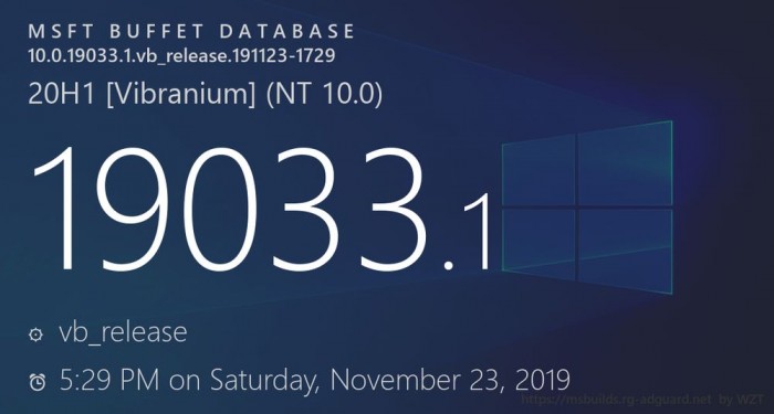 Windows 10 Build 19033发布：名称敲定“Version 2004”