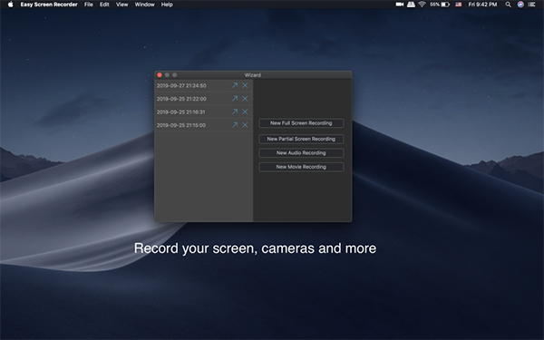 Easy Screen Recorder 4.0.0 MacOS 屏幕录制软件