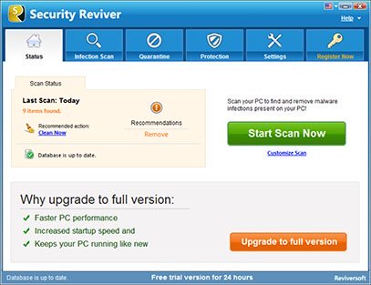 Reviversoft Security Reviver 2.1.1000.26600 电脑安全防护软件