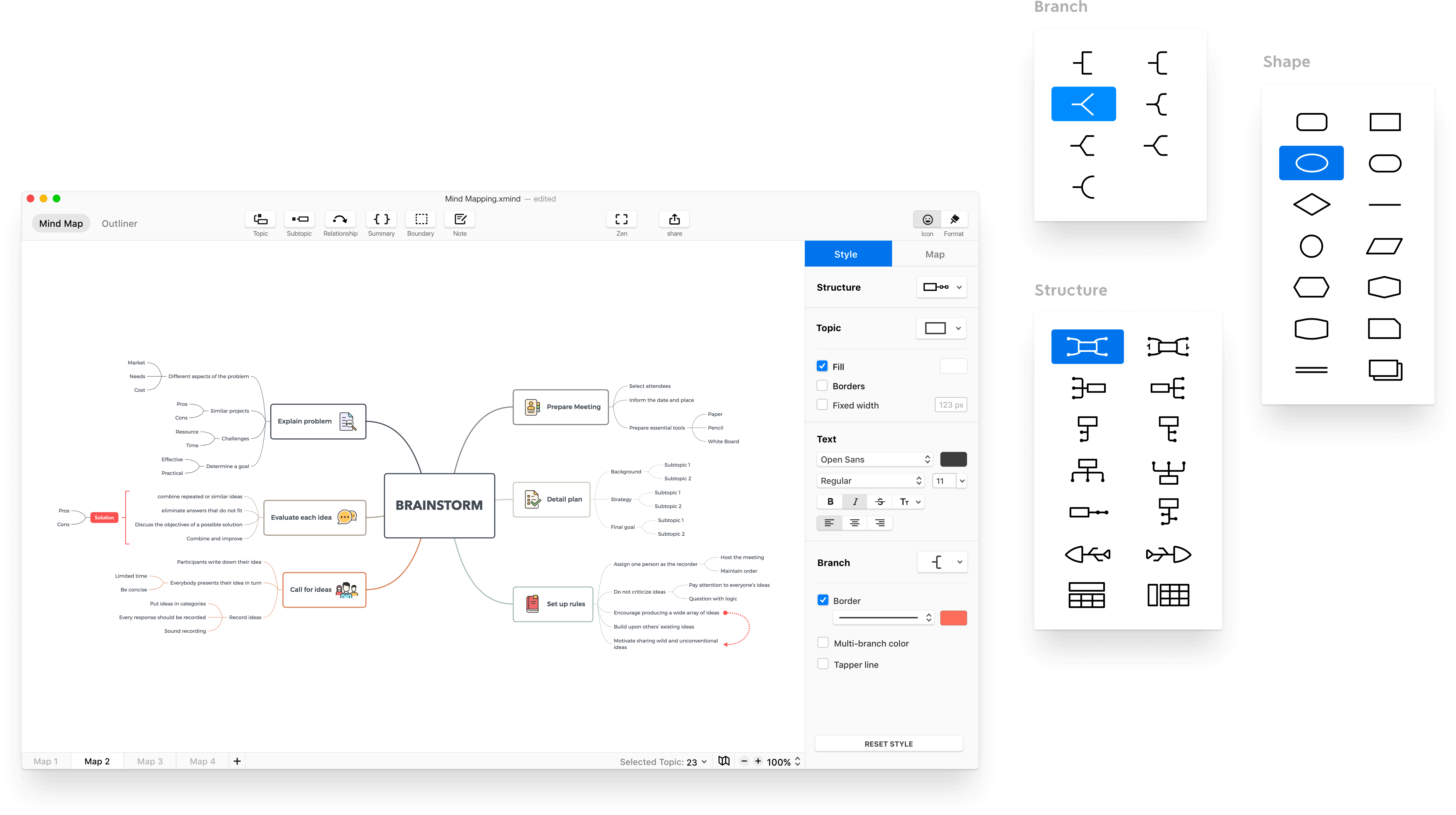 XMind 2020 10.1.2 Mac上轻量级思维导图软件